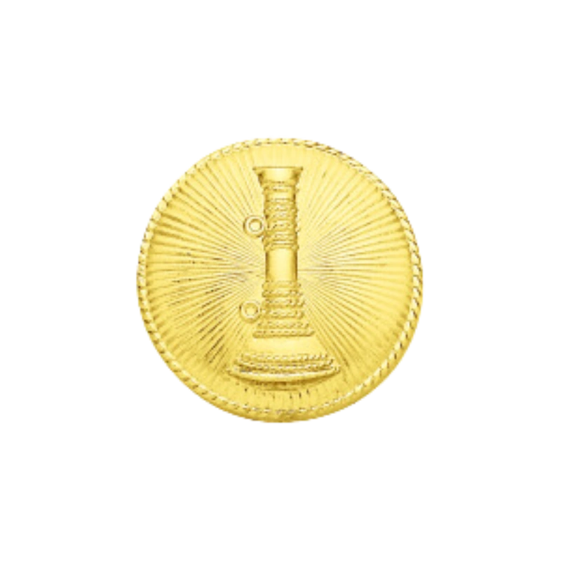 Simbolo Bugle Unico | Argento & Oro: Splendore Raro, Tesoro Prezioso, Eleganza Senza Tempo.